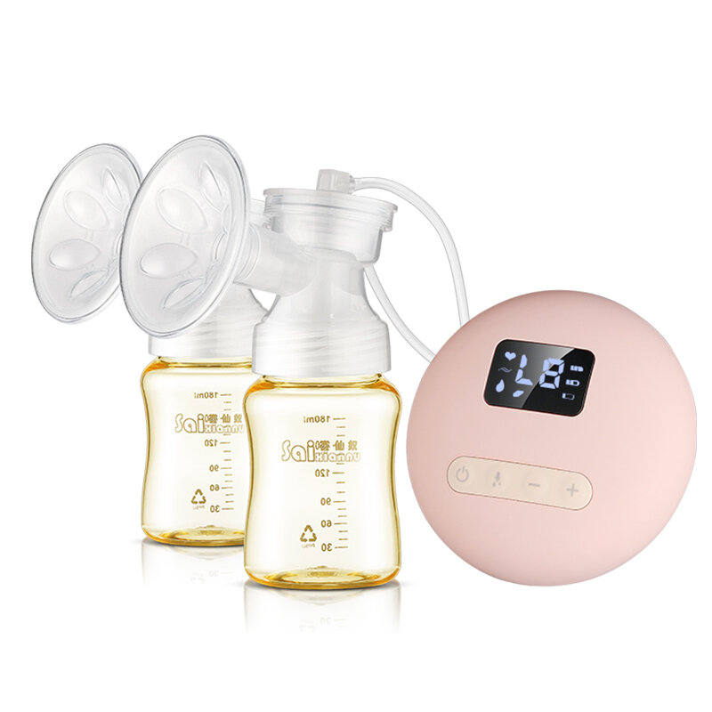 Double Bilateral Electric Breast Pump Breast Pump Puller Milking Collector Maternal Child Supplies Milk Maker Baby Accesorios