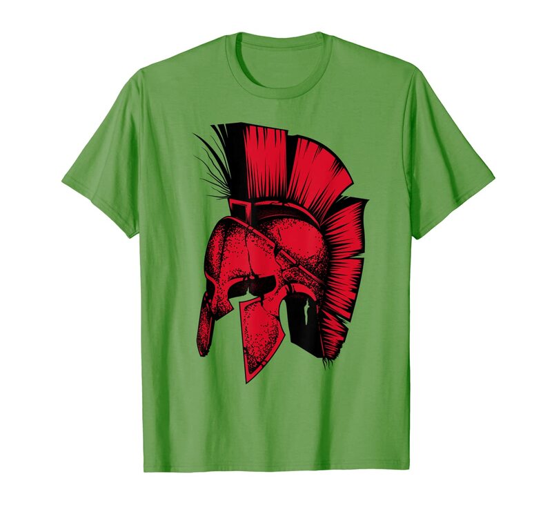 Camisa de casco griego espartano | Lindos luchadores Troya, regalo divertido