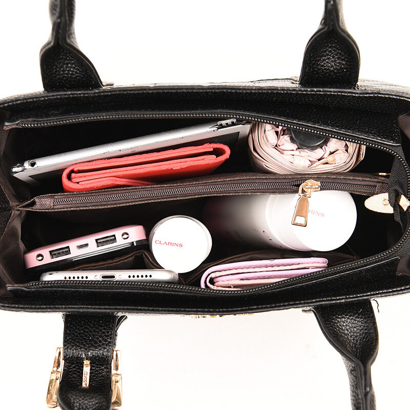 รูปแบบสบายๆ Pu หนังกระเป๋าสะพายคุณภาพสูงสำหรับผู้หญิง2020ใหม่สุภาพสตรีกระเป๋าถือกระเป๋า Retro ...