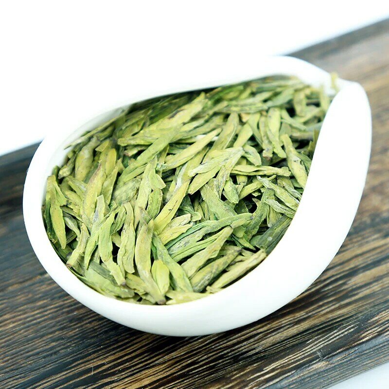 6a xihu dragão bem verde, chá 2021 fresco orgânico longo jing chá verde refrescante
