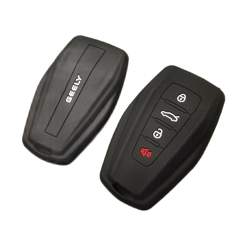 For Geely coolray X6 emgrand Global Hawk GX7 Silicone Rubber car key fob cover case shell remote accessories