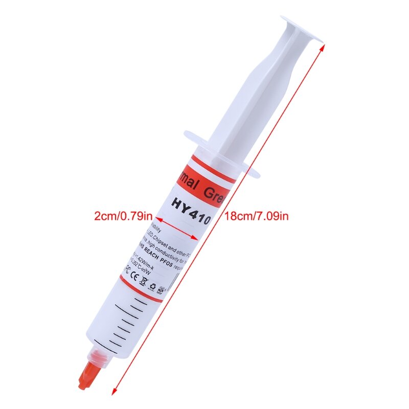 2021 New 30G HY410-TU20 White Thermal Grease CPU Chipset Cooling Compound Silicone Paste