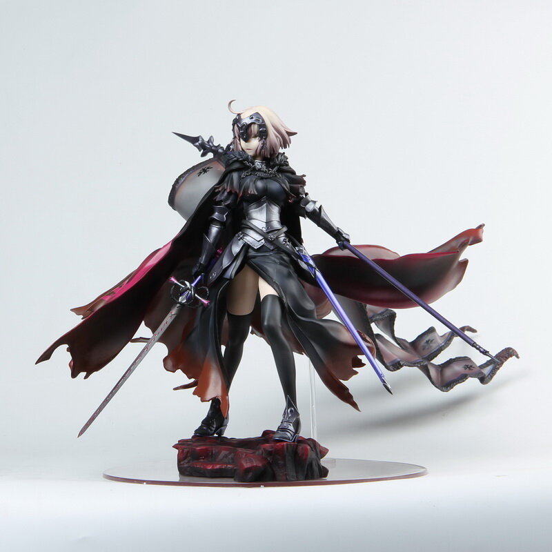 Hentai-figuras de acción del juego Fate/Grand Order, Jeanne d'Arc (Alter), bandera negra, 47CM, PVC