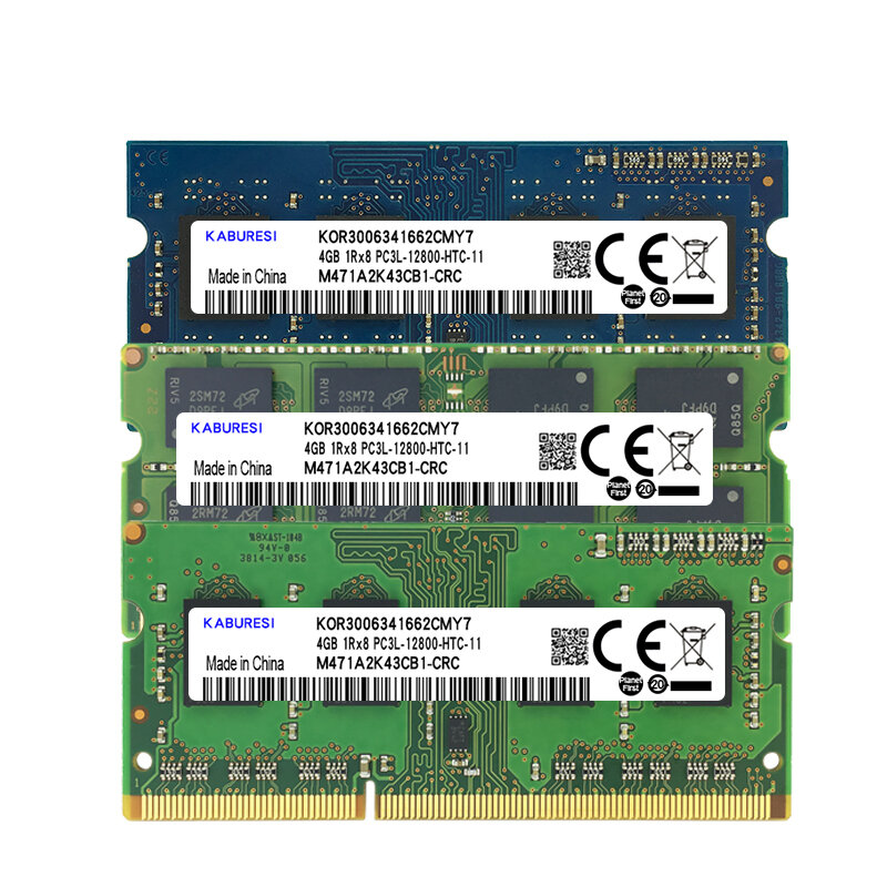 Оперативная память kaburesi DDR3 2G 1066 МГц 4G 1066 МГц, ОЗУ so-dimm 4 ГБ для ноутбука, память для ноутбука