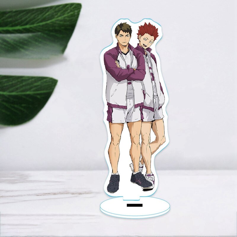Japan Anime Haikyuu! Acryl Stand Figuur Model Tafel Plaat Volleybal Jongens Actiefiguren Speelgoed Activiteiten Bureau Decor Ornamenten