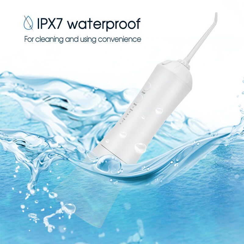 Boi 230ml usb de carregamento inteligente elétrica irrigador oral portátil dental jato flosser ipx7 à prova dwaterproof água limpeza dos dentes