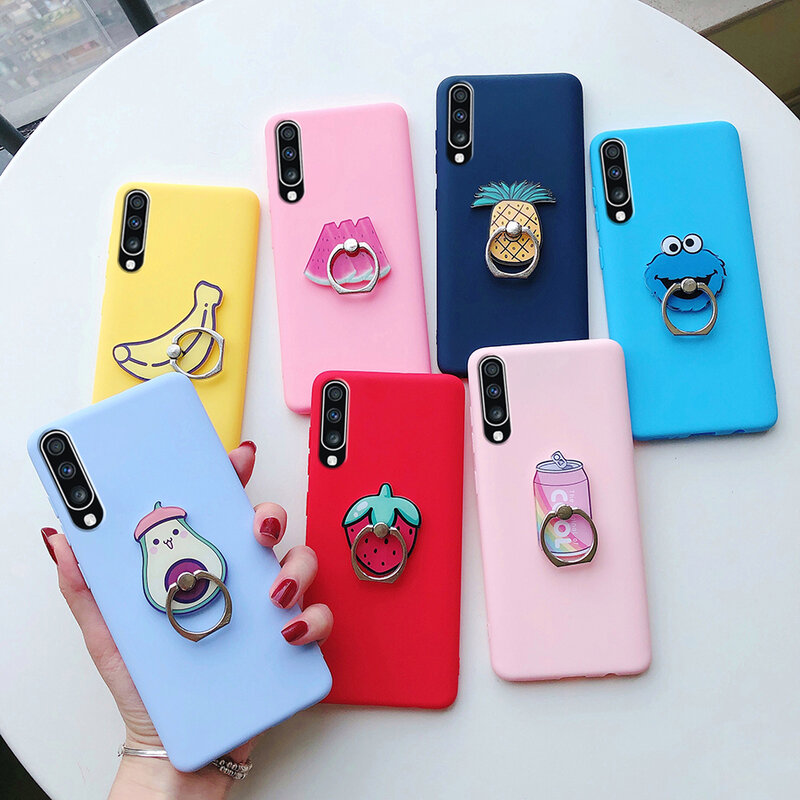 For Samsung A30s A30 s Case Cover For Funda Samsung Galaxy A30s A 30 s SM-A307F Case Back Silicone Stand Holder Phone Cases 6.4"