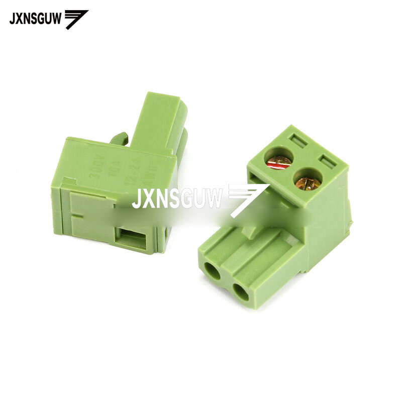 10Pcs Plug Alleen KF2EDGK 2P 3P 4P 5P 6P 7P 8P 9P 10P 12P Connector Afstand 5.08Mm Pcb Connector Plug-In Teminal Blok