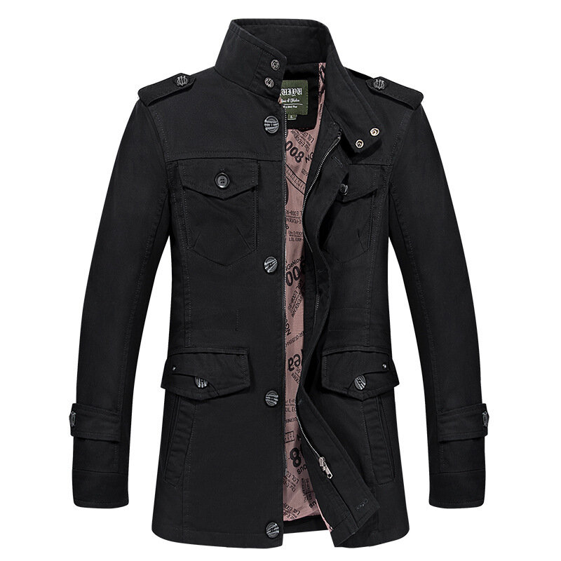 Vai código de lazer tempo jaqueta masculina suporte chumbo seção fina blusão jaqueta masculina usar casaco solto