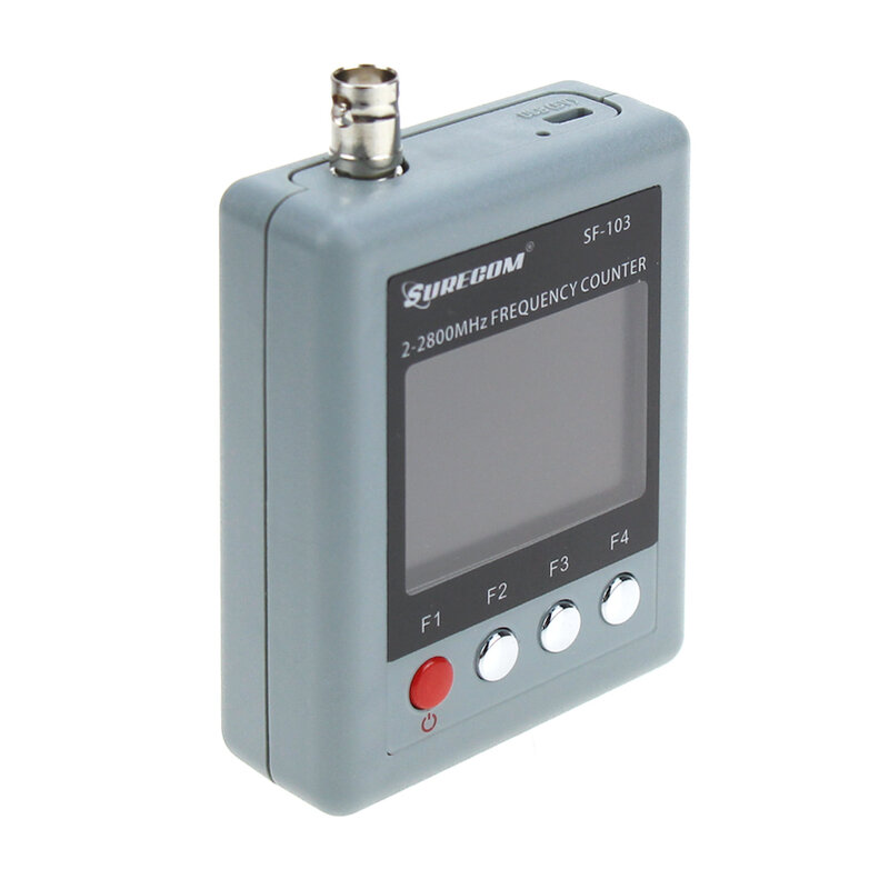 SURECOM-walkie-talkie contador de frecuencia portátil, medidor de frecuencia 2Gen 2MHz ~ 2,8 GHz SF103 para Radio bidireccional DMR/analógica, SF-103
