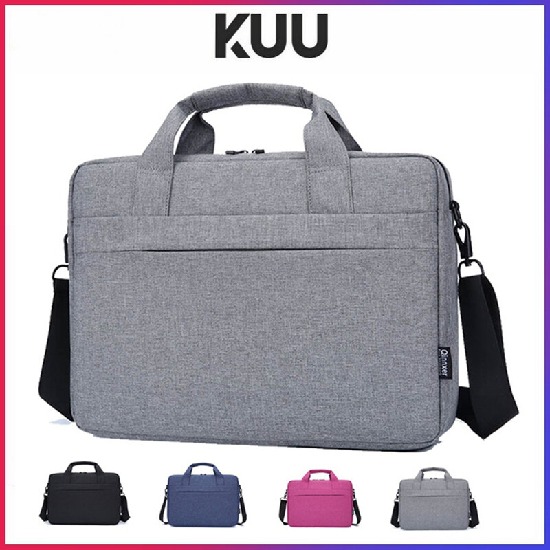 Сумка для ноутбука KUU, защитная сумка на плечо, водонепроницаемый чехол для ноутбука 15,6 дюйма, Macbook Air, Lenovo, Dell