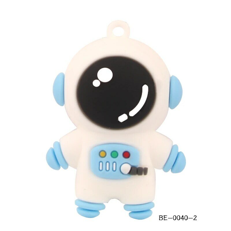 Boneka Tangan Astronot 5Cm Boneka Mainan Kartun Tangan Mini Bayi PU untuk Hadiah Ulang Tahun Anak Perempuan