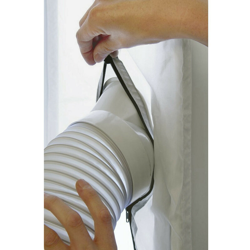 Ventilador de conducto de escape móvil ajustable, manguera elástica para aire acondicionado, manguera Flexible