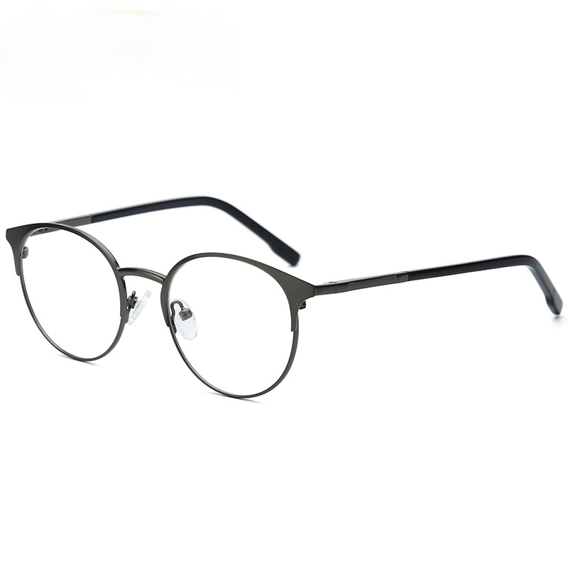 BLUEMOKY Alloy okrągłe okulary na receptę kobiety optyczne okulary dla krótkowzrocznych Retro nadwzroczność fotochromowe anty-niebieskie okulary