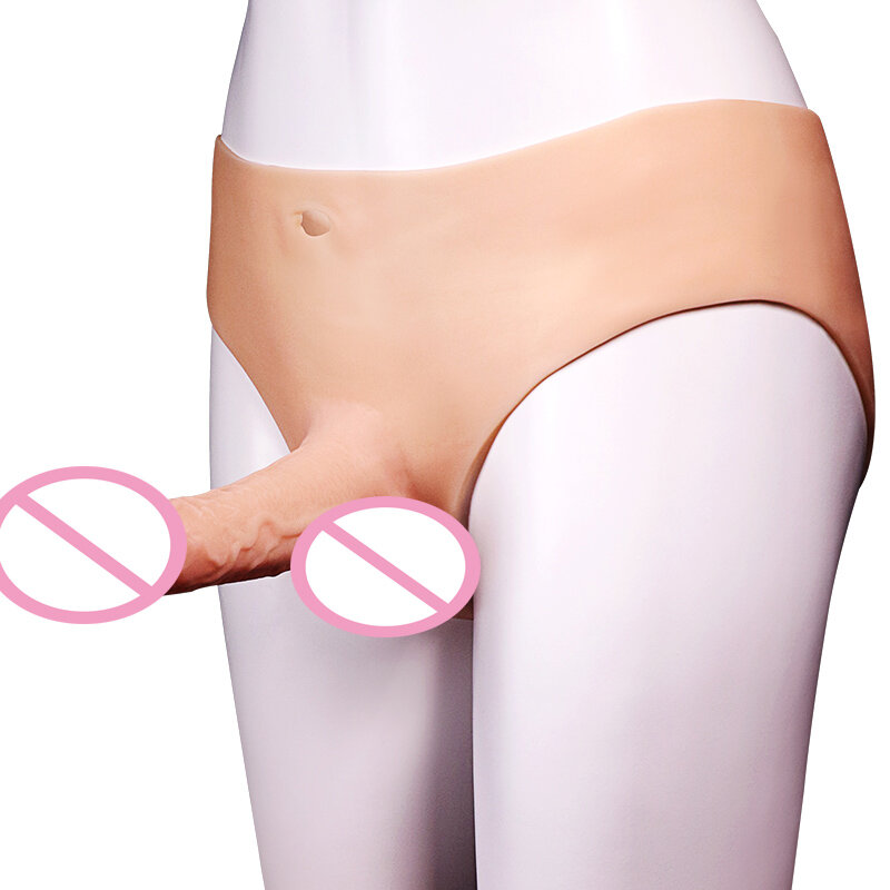 Dildo mutandine abbigliamento femminile dispositivo di masturbazione del  pene Strapon Dildo realistico con giocattoli sessuali lesbiche scrotali per  donna e uomo / Intimo sexy