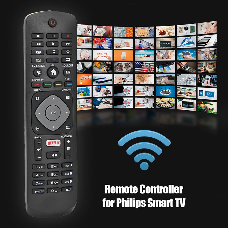 Controle remoto inteligente novo original 398gr08b, controle remoto adequado para philips tv inteligente