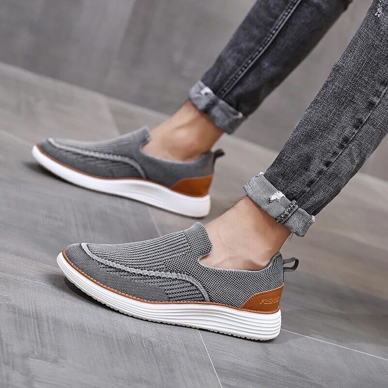 2021 New Men Canvas Boat Shoes Outdoor Convertible Slip On Loafer Moccasins Fashion Casual Flat Non Slip Deck Shoes Big Size 47