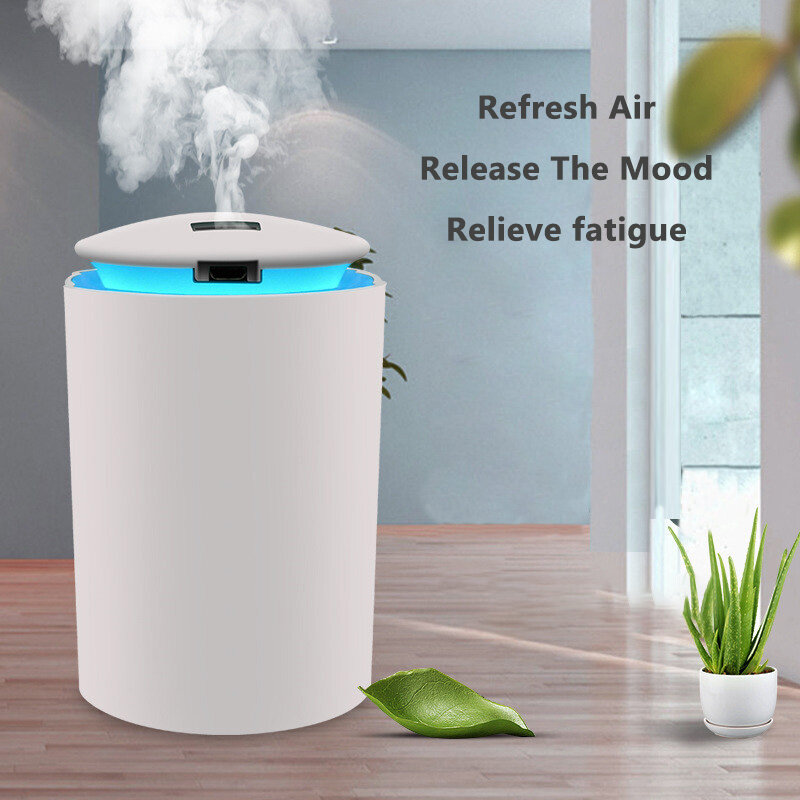 ELOOLE Mini Udara Humidifier untuk Home Office USB Botol Aroma Diffuser Lampu LED Semprot Mist Maker AirRefresher Humidifikasi Hadiah