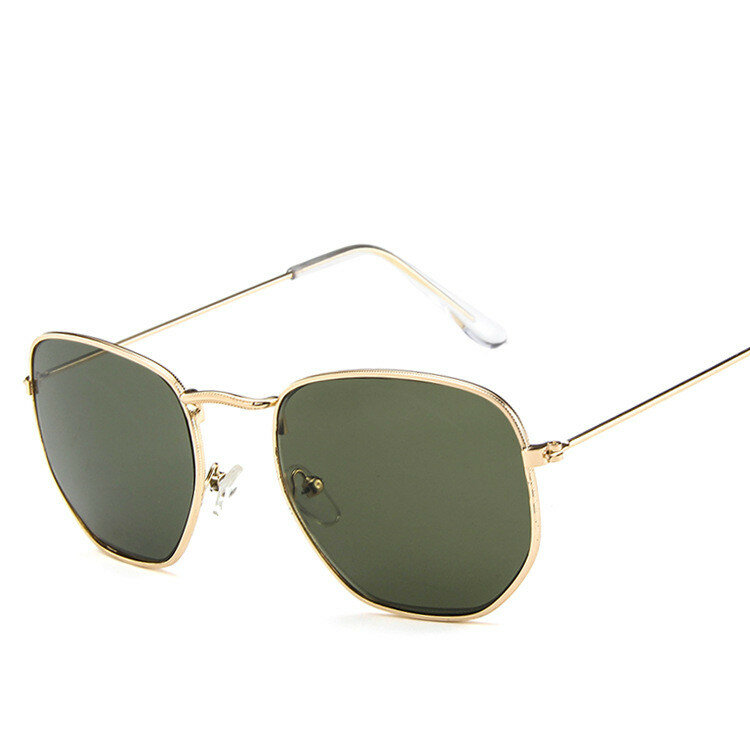 Óculos de sol vintage clássico, óculos para homens e mulheres, design de marca de luxo, moderno, de metal, para dirigir