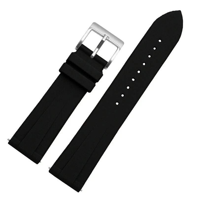 Rubber for Tissot Breitling Watchband Watch Strap Sports Red Black Green Submarine Date 20mm 22mm Quick Release Accessories Tool