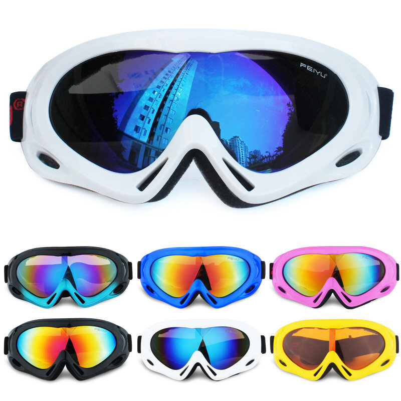 TOOGOO Coupe-Vent Lunettes de Ski Anti-UV Lunettes de Soleil éQuipement de Sport Professionnel Hiver Lunettes de Ski pour Enfants Hommes Femmes