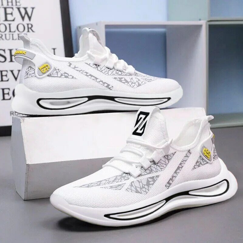 2021 Men Sneakers Outdoor Casual Shoes Running Sneakers Trend Casual Shoe Male Breathable Leisure Sneakers Non-slip Footwear
