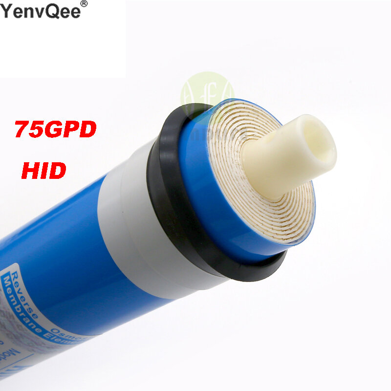 Membrana HID TFC 1812- 75 GPD RO para tratamiento purificador de filtro de agua de 5 etapas, sistema de ósmosis inversa, estándar NSF/ANSI