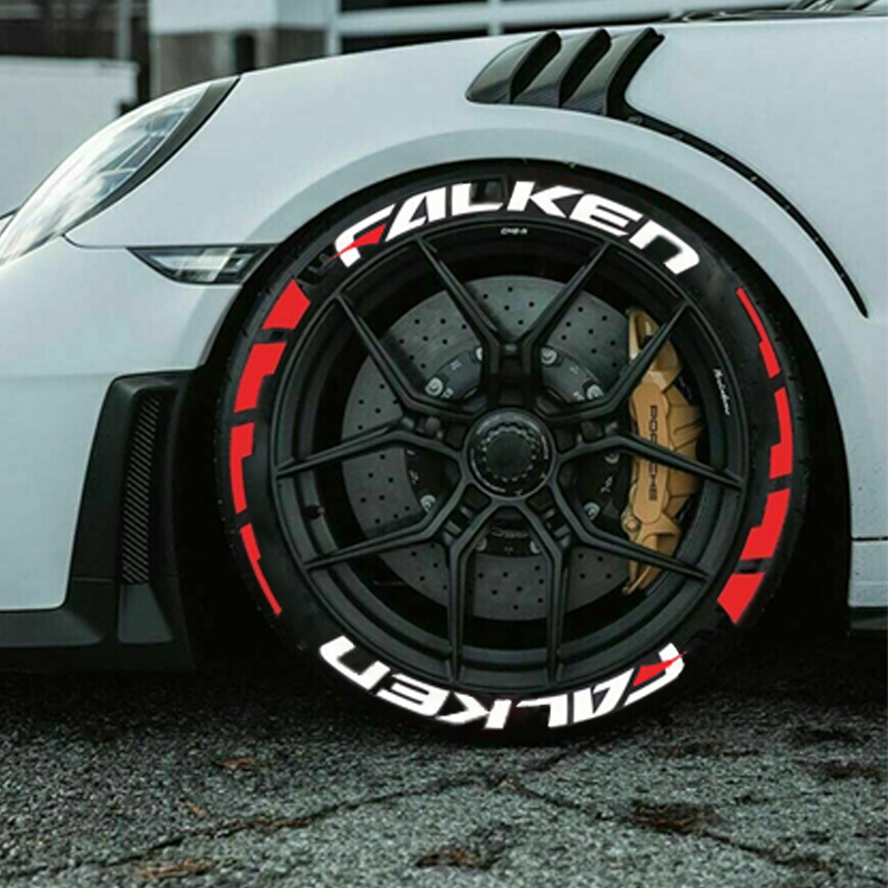 Letras de pneu adesivos de pneu etiquetas de pneus rotulação logotipo da roda de carro letras personalizadas empresas universais adesivos