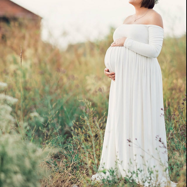 Pregnancy Dress Photography Props Dresses For Photo Shoot Maxi Gown Dresses Maternity Clothes Pregnant Women Premama Vestido