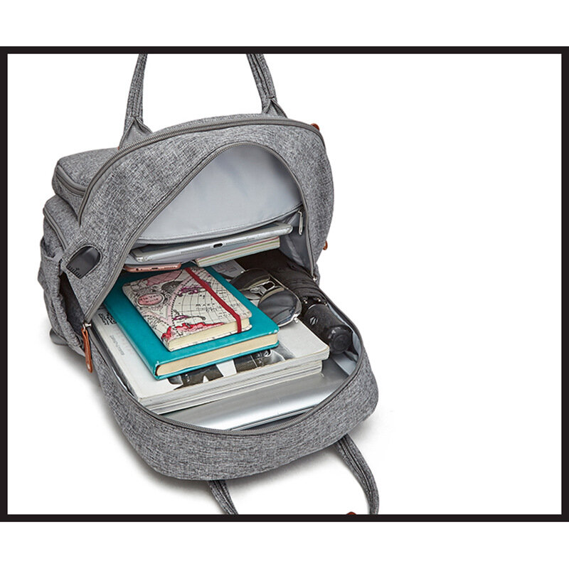 Borsa per pannolini per madre di Design Casual portatile borsa da viaggio per bambini di grande capacità per mamma zaino per pannolini di qualità esterna durevole