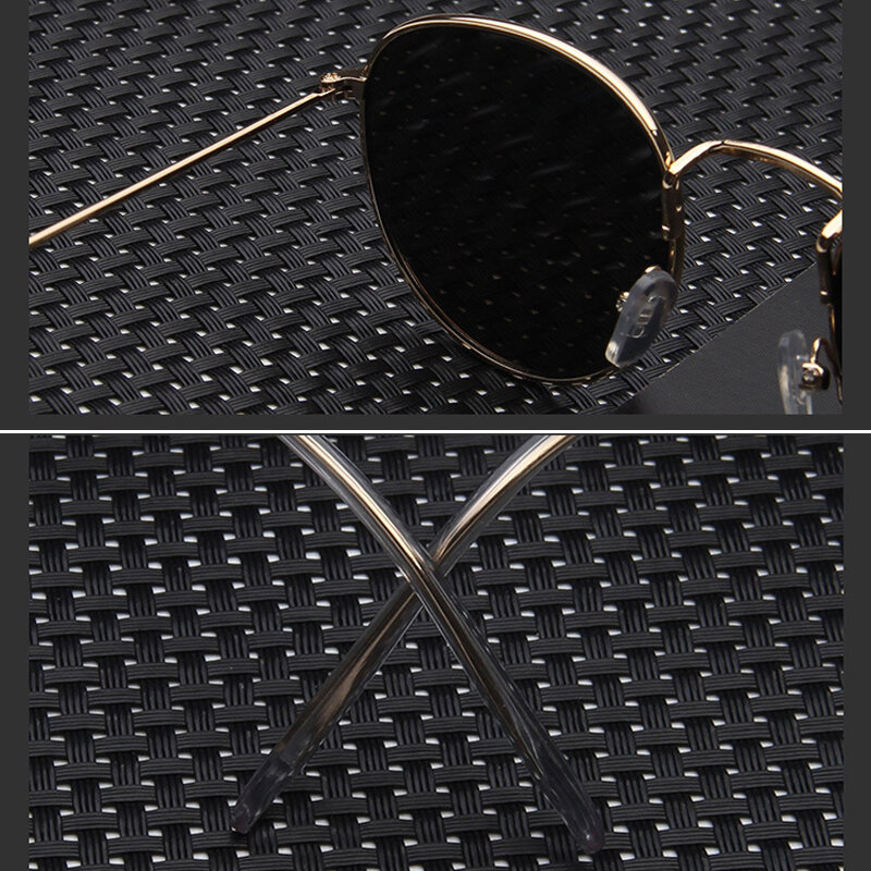 Men's Sunglasses Brand Designer Pilot Male Sun Glasses Eyeglasses Oval Mirror Glasses Women Shades Oculos de masculino For Men