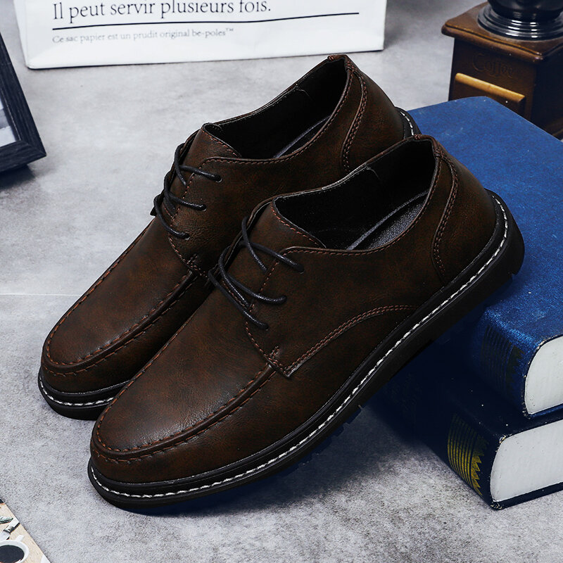 MAEDEF 2021 신사용 가죽 캐주얼 로퍼 38-44 남성 패션과 편안한 비즈니스 웨딩 파티 신발 Man Office Shoes