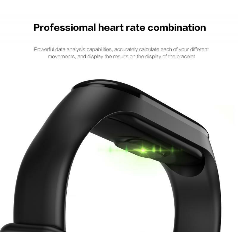 Inteligentny zegarek Fitness bransoletka sportowa Tracker pulsometr krokomierze inteligentna opaska na rękę zegarek z branzoletką M3 kompatybilny z Bluetooth