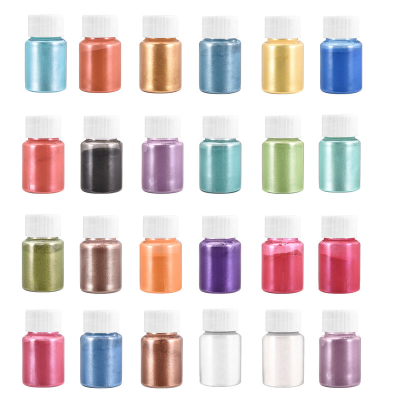 Pigmento de resina epoxi UV para fabricación de joyas, pigmento de uñas, accesorios para hacer moldes, 46 colores, 10g