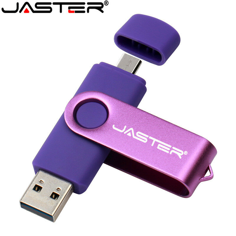 JASTER USB 2.0 OTG Over 10pcs Free Customize Memory Disk Flash USB Pen drives Colorful USB 64GB 32GB 16GB 8GB Photography Gifts
