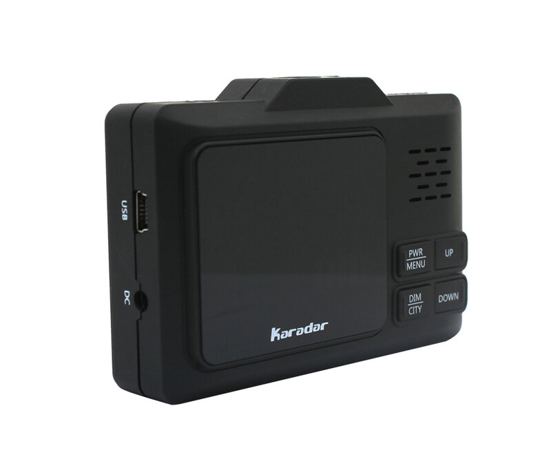 Karadar Car GPS Anti Radar Detector  2 in 1 Police Speed GPS for Russian LED Display 360 Degree X K CT L with 2.4 Inch Display