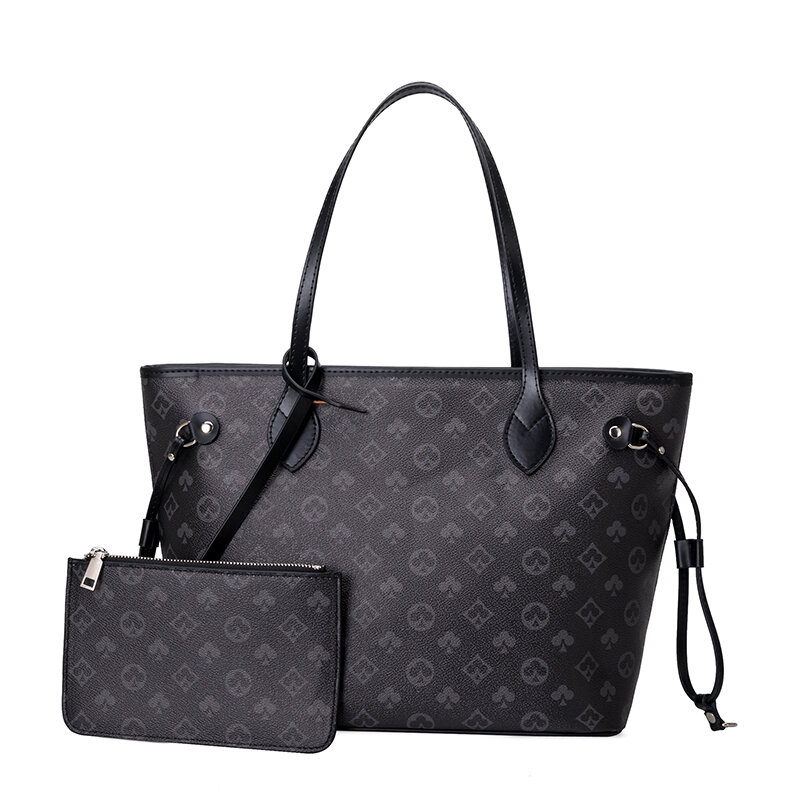 Nuovo semplice Shopping Bag stampato Tote Bag borse a tracolla borsa grande capacità Picture Bag Big Bag borsa da donna