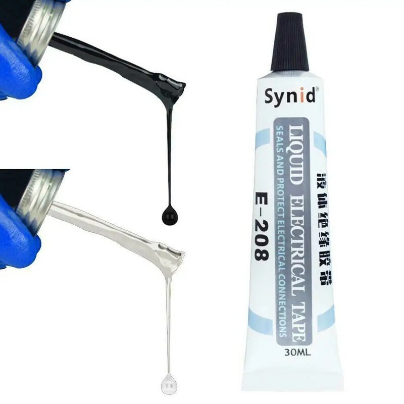 30ml Waterproof Insulating Electronic Sealant High Temperature Liquid Tape Resistant Silicone Fast Dry Sealing Glue Tape