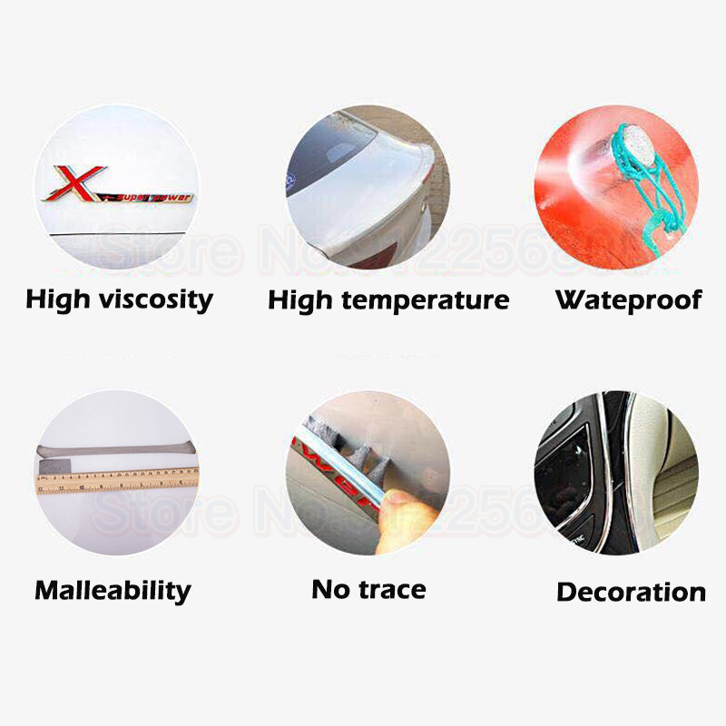 3M Strong Permanent Double Sided Tape Self-Adhesive Acrylic Foam Waterproof High Temperature For Car Fixed Tape Household Decor