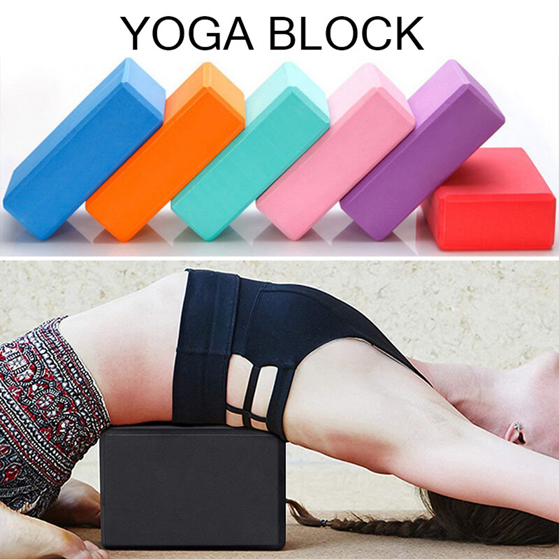 Gimnasia bloque de Yoga de EVA de espuma de bloques de ladrillo para Crossfit ejercicio entrenamiento culturismo equipos