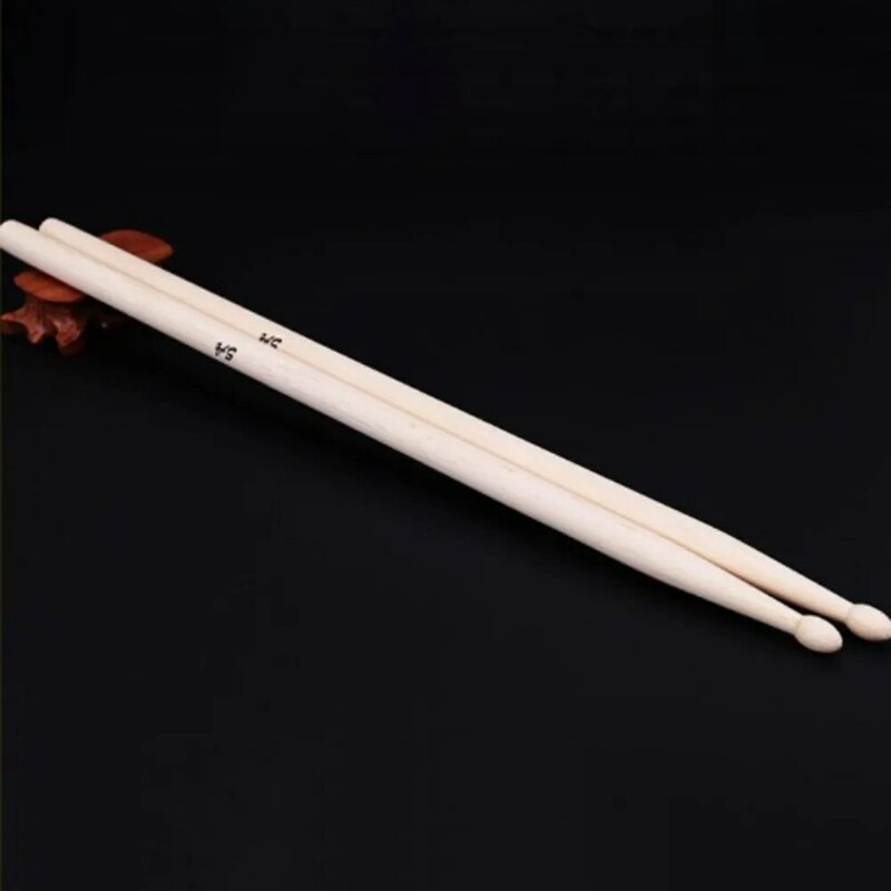 1 Paar 5A Drum Sticks Classic Maple Wood Drumsticks Draagbare Hoge Kwaliteit Houten Drumsticks Instrumenten Accessoires Voor Beginner
