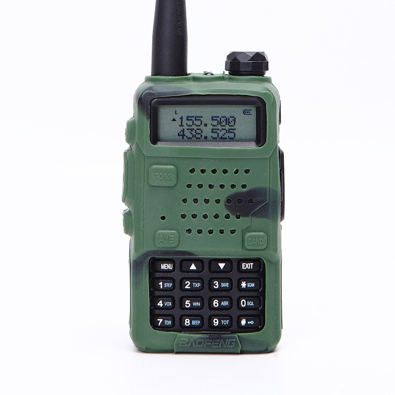 BAOFENG – coque pare-chocs en caoutchouc Silicone, pour Radio bidirectionnelle F8 + UV 5R, accessoires pour talkie-walkie uv5r