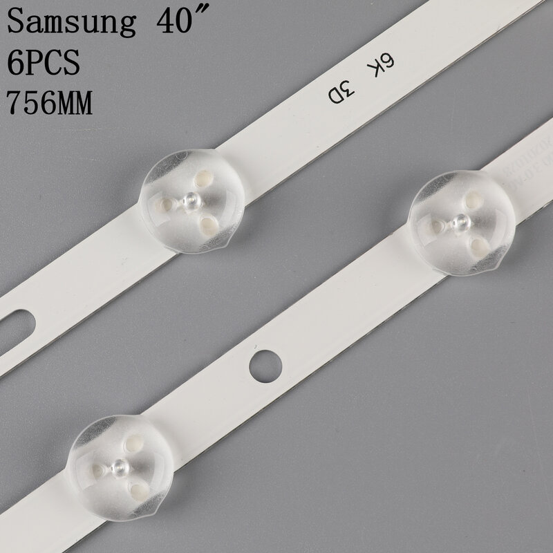 New kit 3 PCS 13LED LED strip for Samsung UE40H6203AK D3GE-400SMA-R2 D3GE-400SMB-R3 BN96-28767B BN96-28766A LM41-00001V