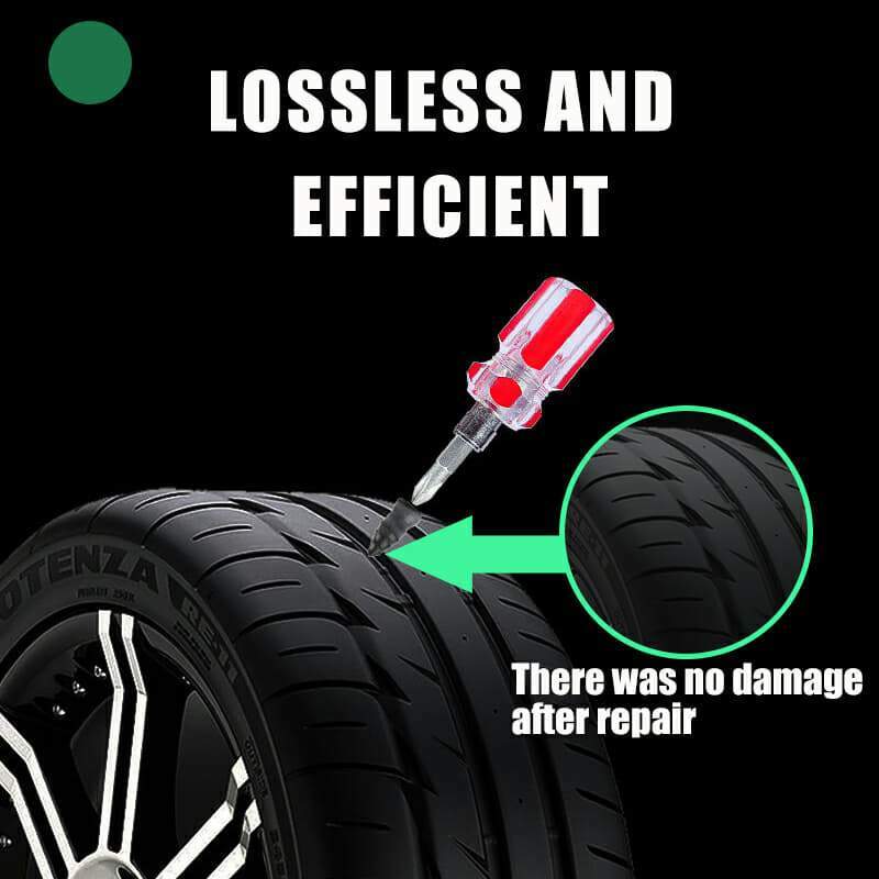 Unhas para reparo de pneus de motocicleta, unhas de borracha sem câmara de ar para reparação de pneus, auto-pneus, tamanho p/g