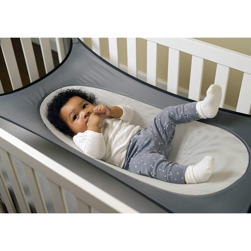 Baby Hängematte für Krippe Neugeborenen Schlafen Bett Schaukel Indoor Outdoor Hängenden Korb Kind Elastische Atmungs Tragbare Hängematten