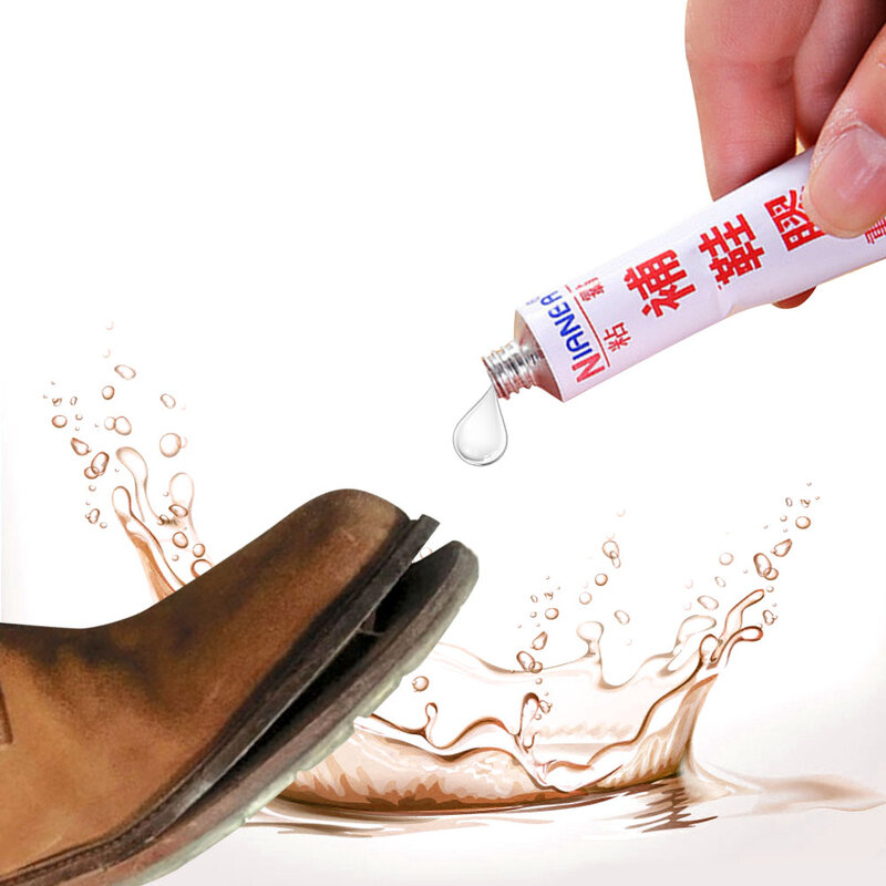 靴用防水接着剤,速乾性,特別な接着剤,柔らかい生地,3個