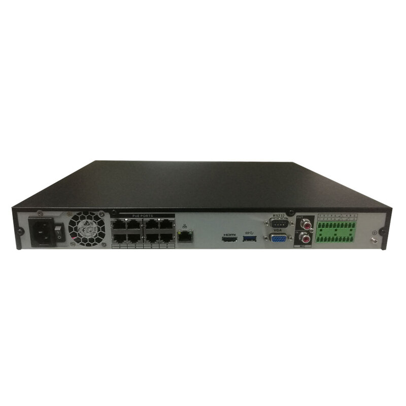 Сетевой видеорегистратор Dahua, 4K, 32 канала, 16 каналов, 8 каналов, 4K, NVR4232-16P-4KS2, NVR4216-16P-4KS2, NVR4208-8P-4KS2 с HDD, H.265, 2 SATA, для IP-камеры