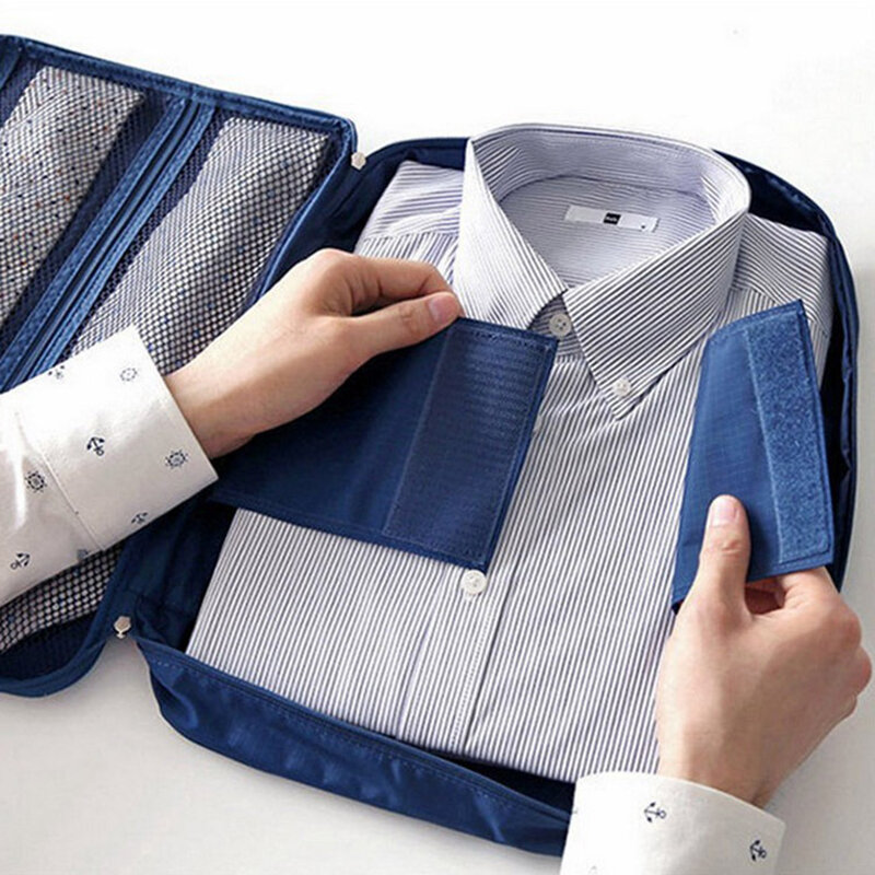 Zipper wodoodporne koszule T-shirt odporne na zagniecenia przechowywanie organizator do torby pralnia krawat stojak na książkę etui przenośne ubrania torebka
