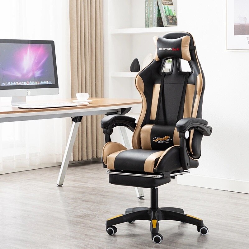 Profesjonalne krzesło do pracy na komputerze LOL kafejka internetowa sportowe na siedzenie w samochodzie WCG gry w gry krzesło krzesło biurowe fotel wypoczynkowy może recliner c