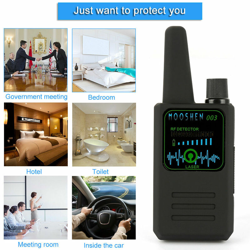Proker M003 Multi-function Anti-spy Detector Camera GSM Audio Bug Finder GPS Signal Lens RF Tracker Detect Wireless Detector